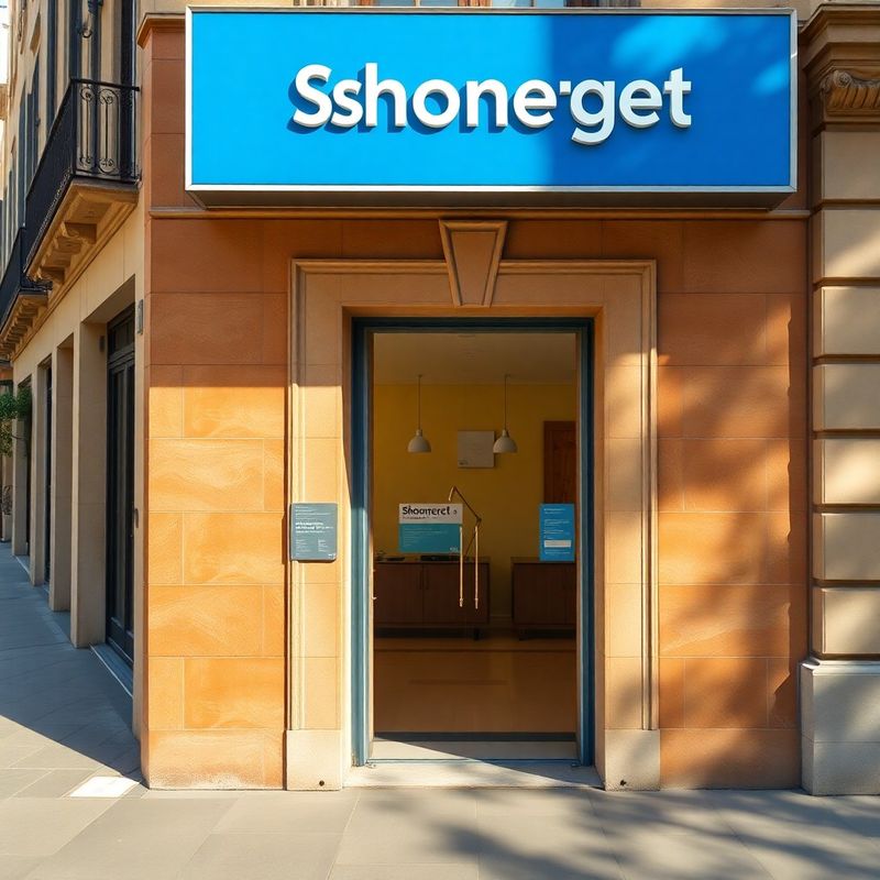 Fachada de la oficina de Schoonerget en el barrio del Eixample de Barcelona